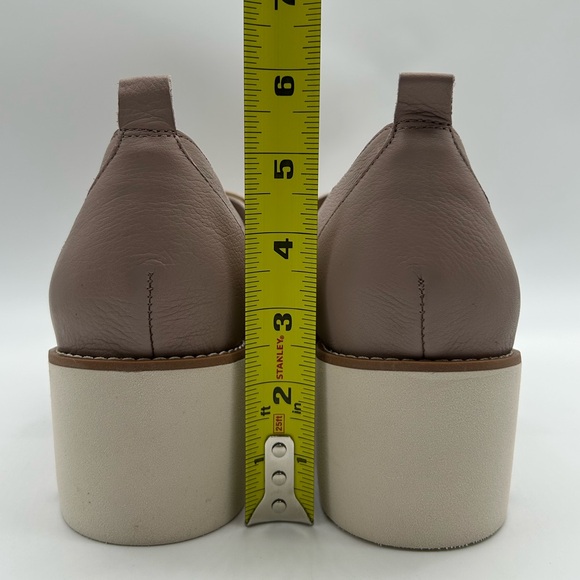 Vionic Alma Leather Mary Jane Wedge Shoes Taupe Wide W12 EU43 New With Box - Picture 9 of 12